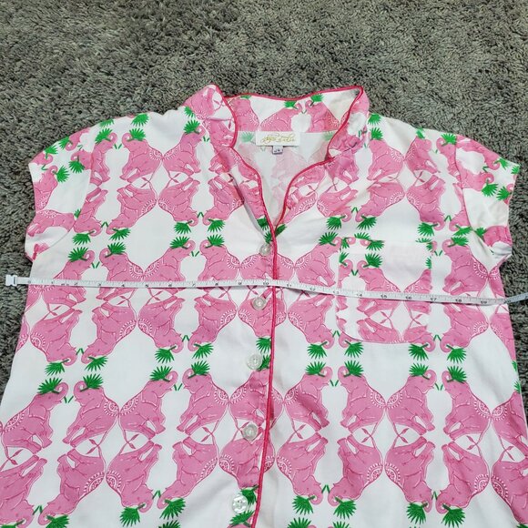 Jaye's Studio Pink Elephant Top Shorts Pajama Set - XS - Picture 7 of 9